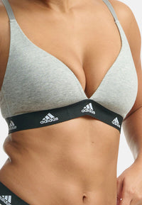 Adidas Gepolsterter Damen-BH mit Logo-Bund
