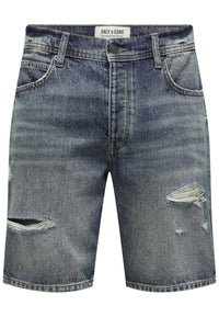 Only & Sons EDGE RAM Denim-Shorts