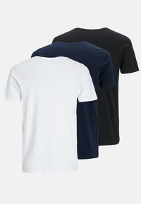 Jack & Jones 3 Pack T-Shirt JJECORP LOGO CREW NECK