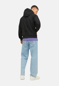 Jack & Jones BASIC Softshelljacke mit Kapuze, Reißverschluss und Reißverschlusstaschen