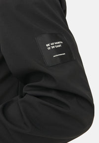 Jack & Jones BASIC Softshelljacke mit Kapuze, Reißverschluss und Reißverschlusstaschen