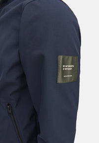 Jack & Jones BASIC Softshelljacke mit Kapuze, Reißverschluss und Reißverschlusstaschen