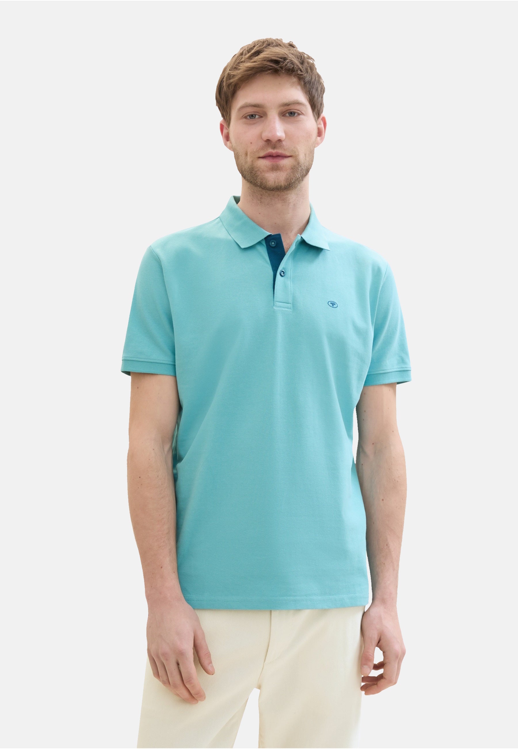 Tom Tailor Kurzarmshirt mit Polokragen