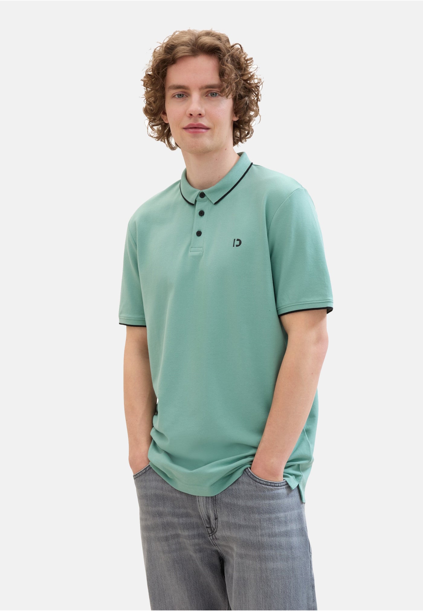 Tom Tailor Kurzarmshirt mit Polokragen
