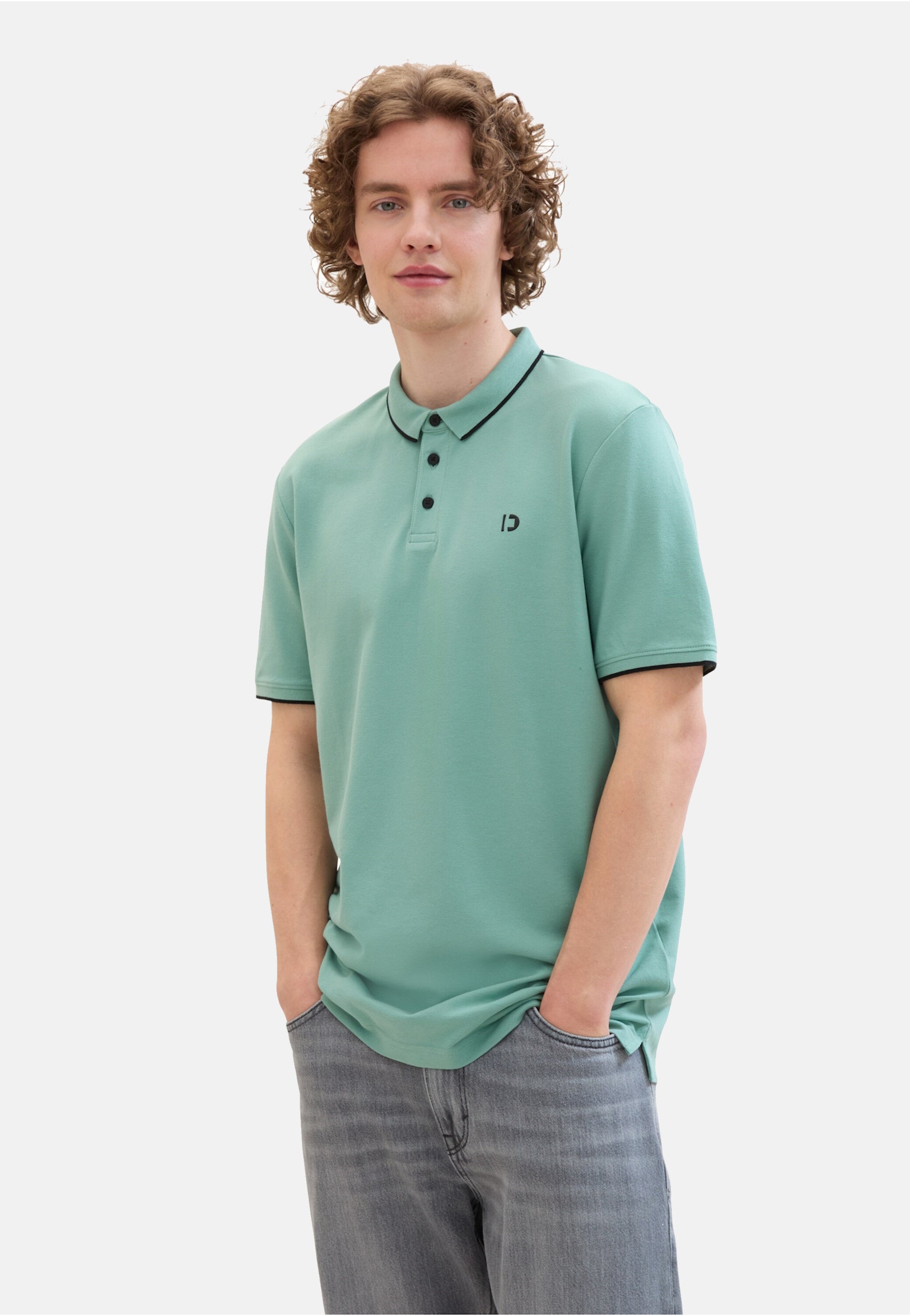 Tom Tailor Kurzarmshirt mit Polokragen