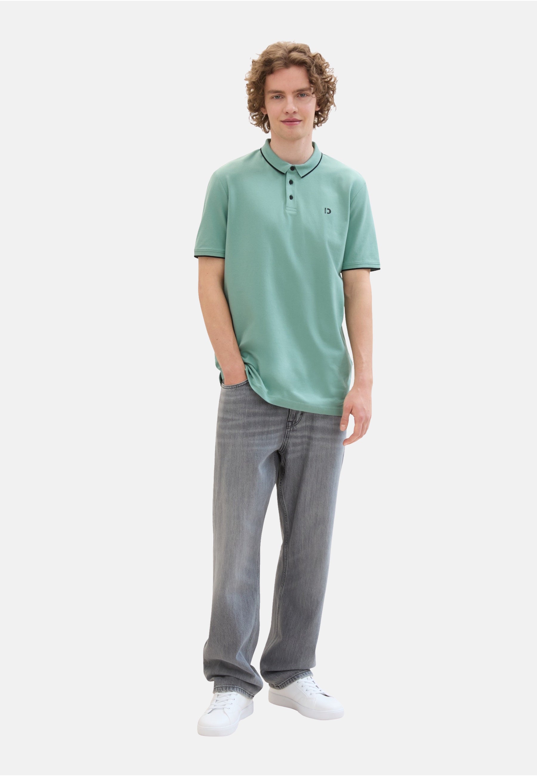 Tom Tailor Kurzarmshirt mit Polokragen
