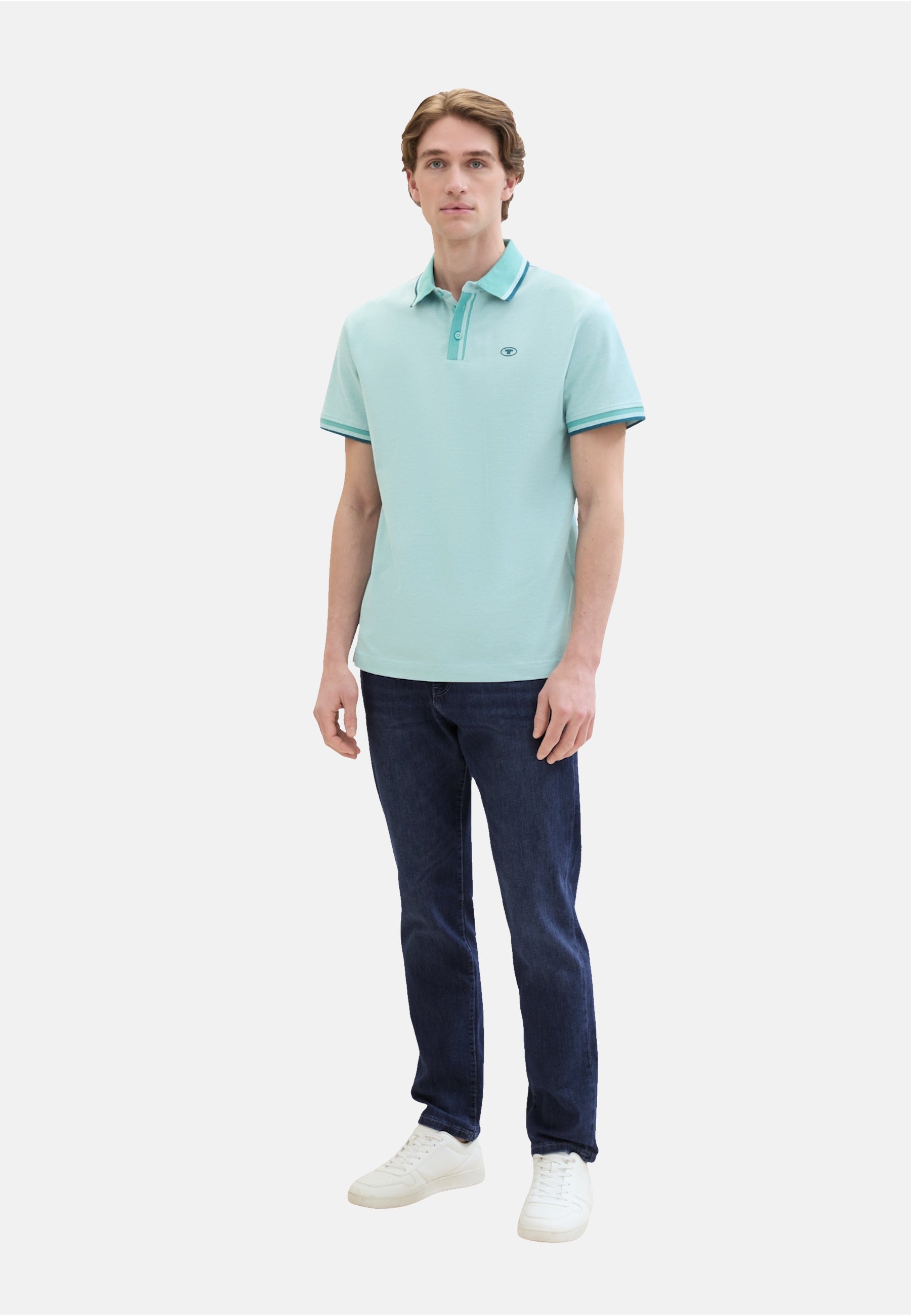 Tom Tailor Kurzarmshirt mit Polokragen