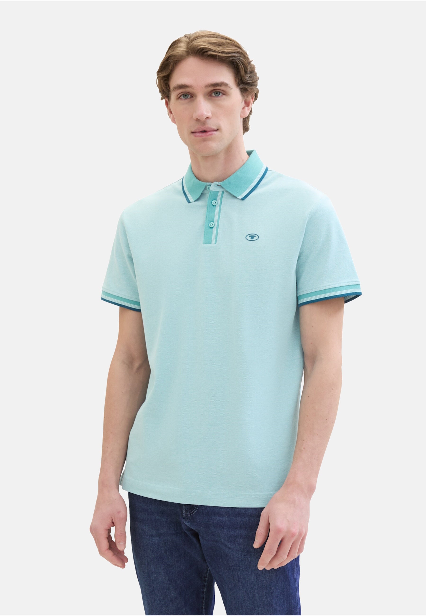 Tom Tailor Kurzarmshirt mit Polokragen