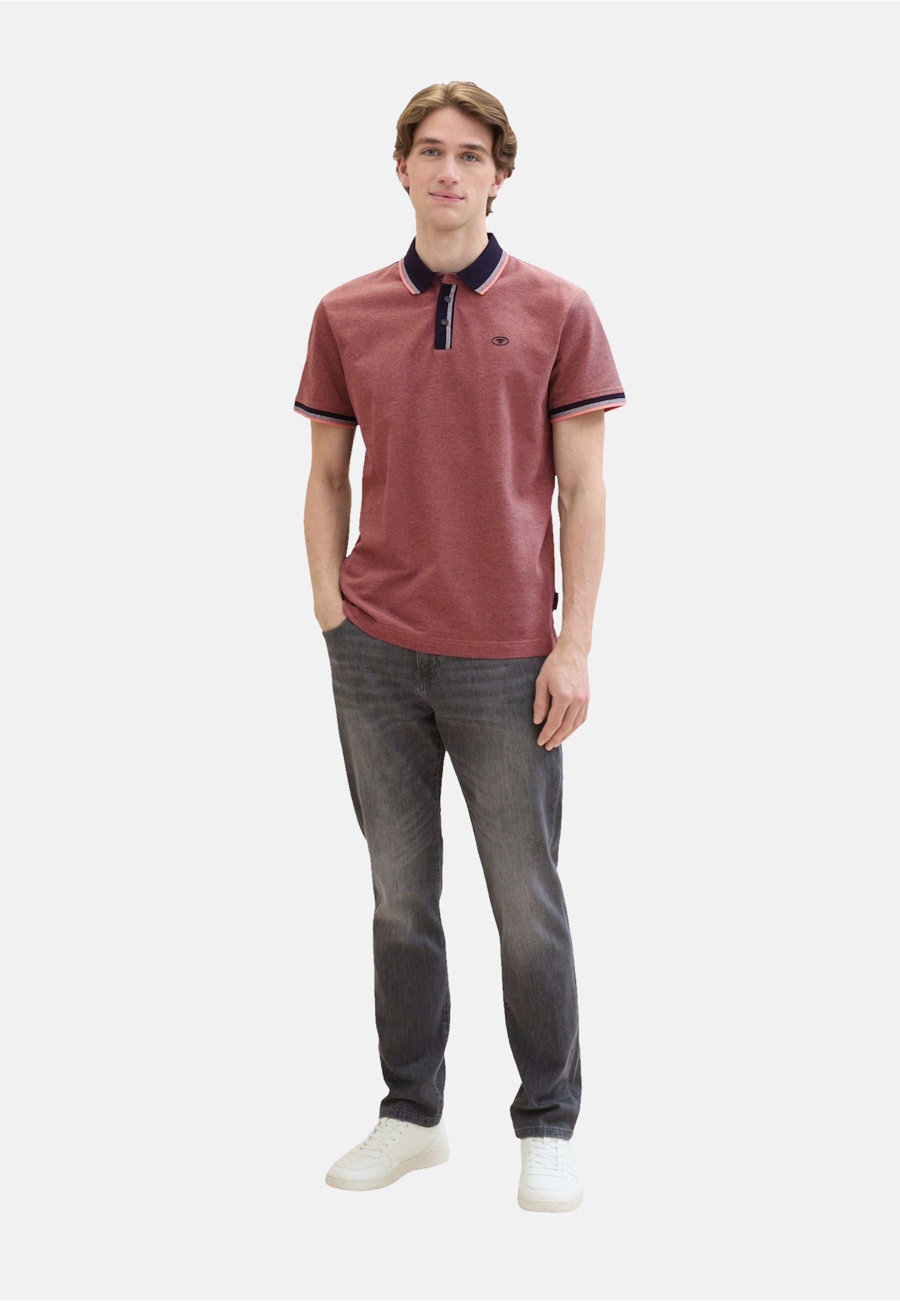Tom Tailor Kurzarmshirt mit Polokragen