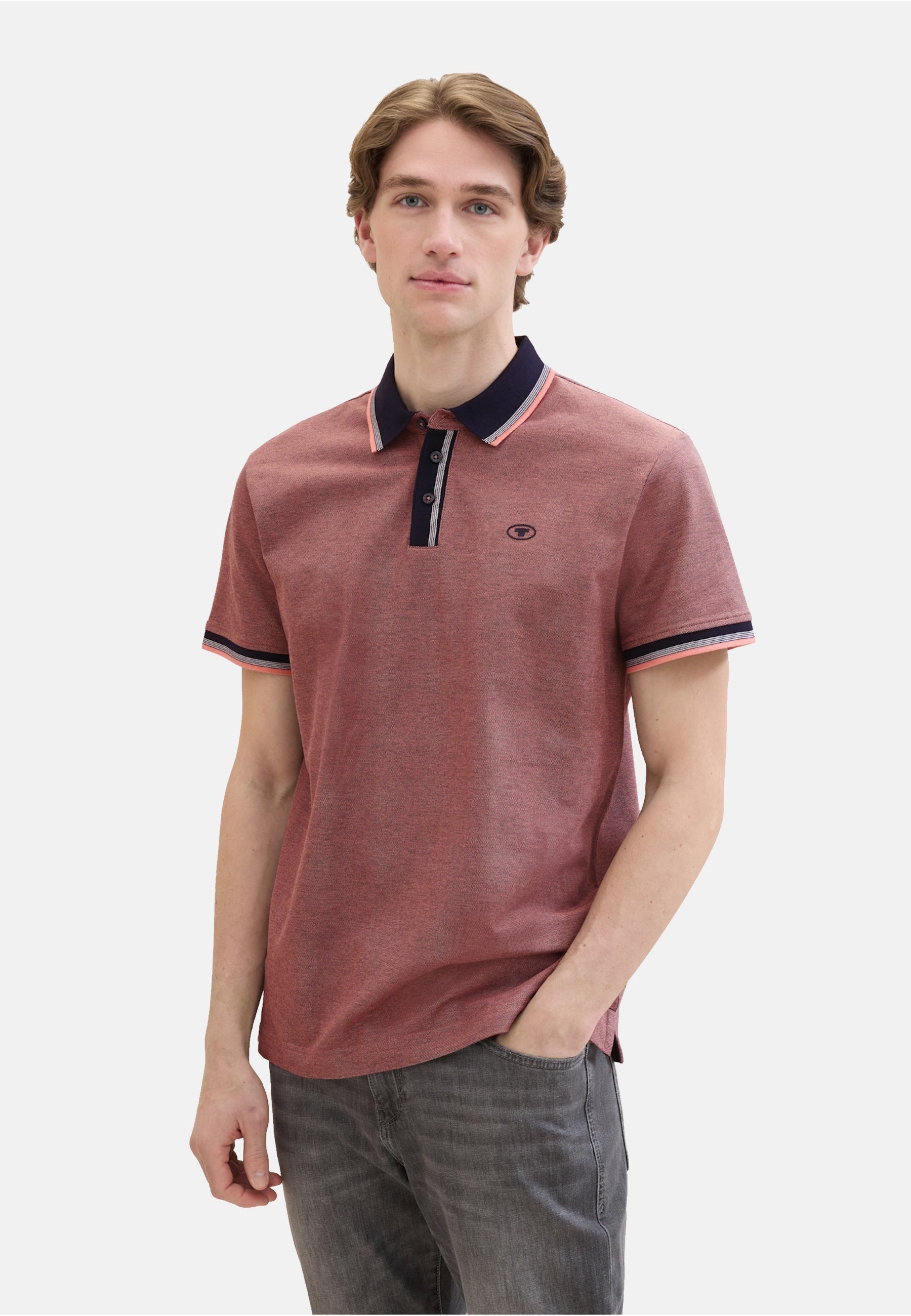 Tom Tailor Kurzarmshirt mit Polokragen