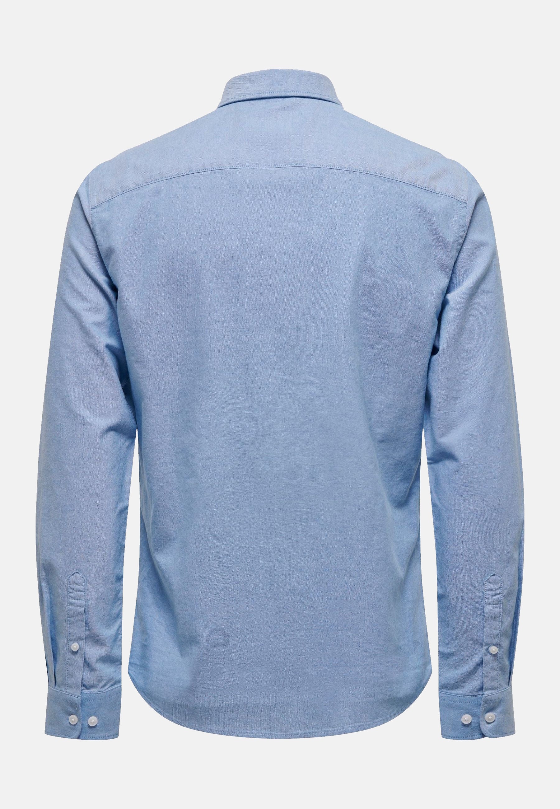 Only & Sons Salvaro Langarmhemd mit Brusttasche, Slim Fit