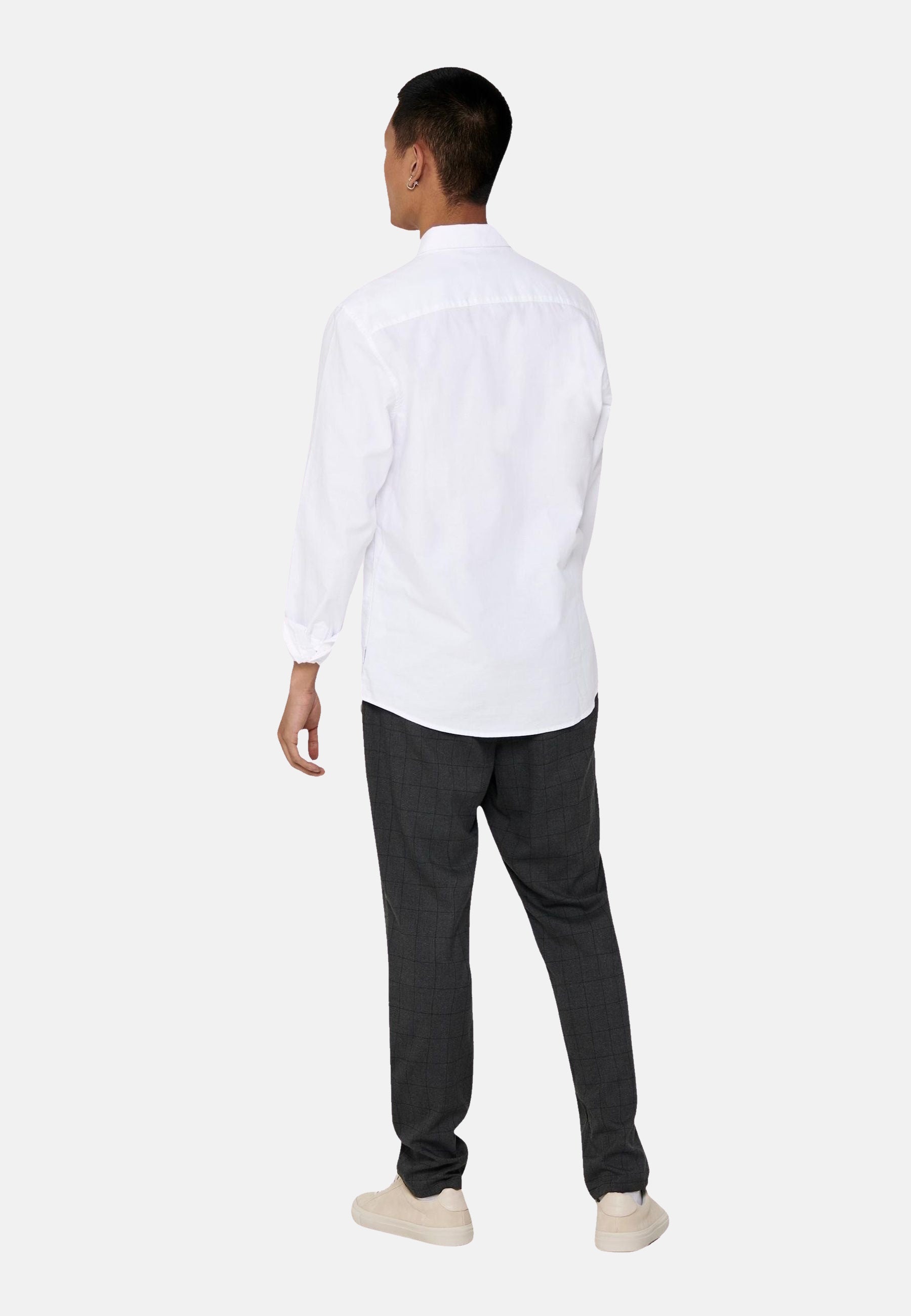 Only & Sons Salvaro Langarmhemd mit Brusttasche, Slim Fit