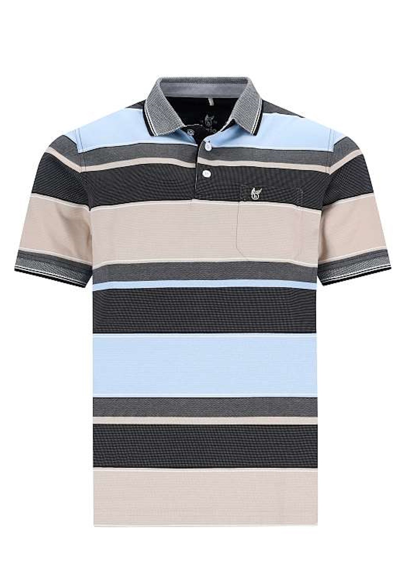 Hajo Stay Fresh Kurzarmshirt mit Polokragen