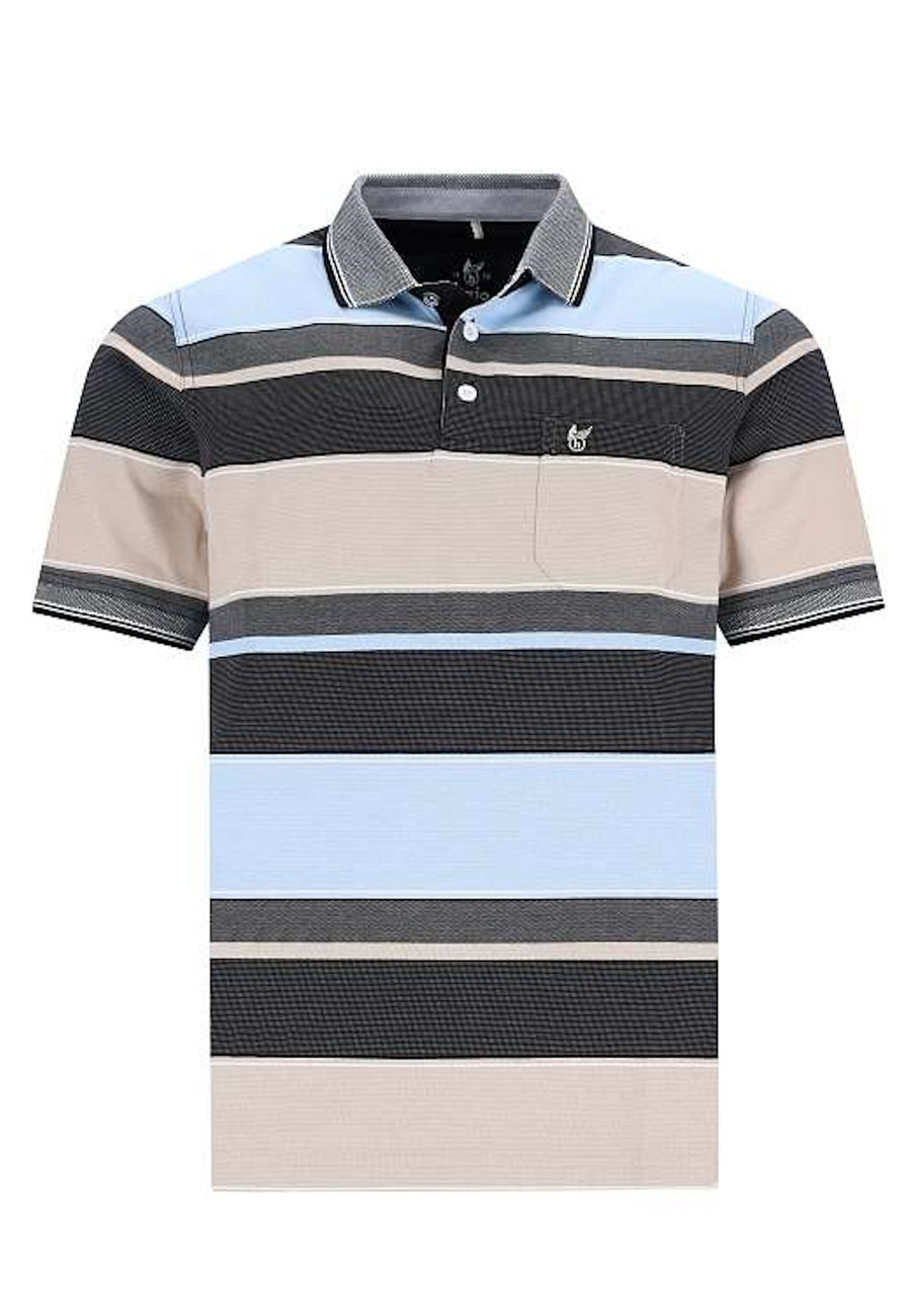 Hajo Stay Fresh Kurzarmshirt mit Polokragen