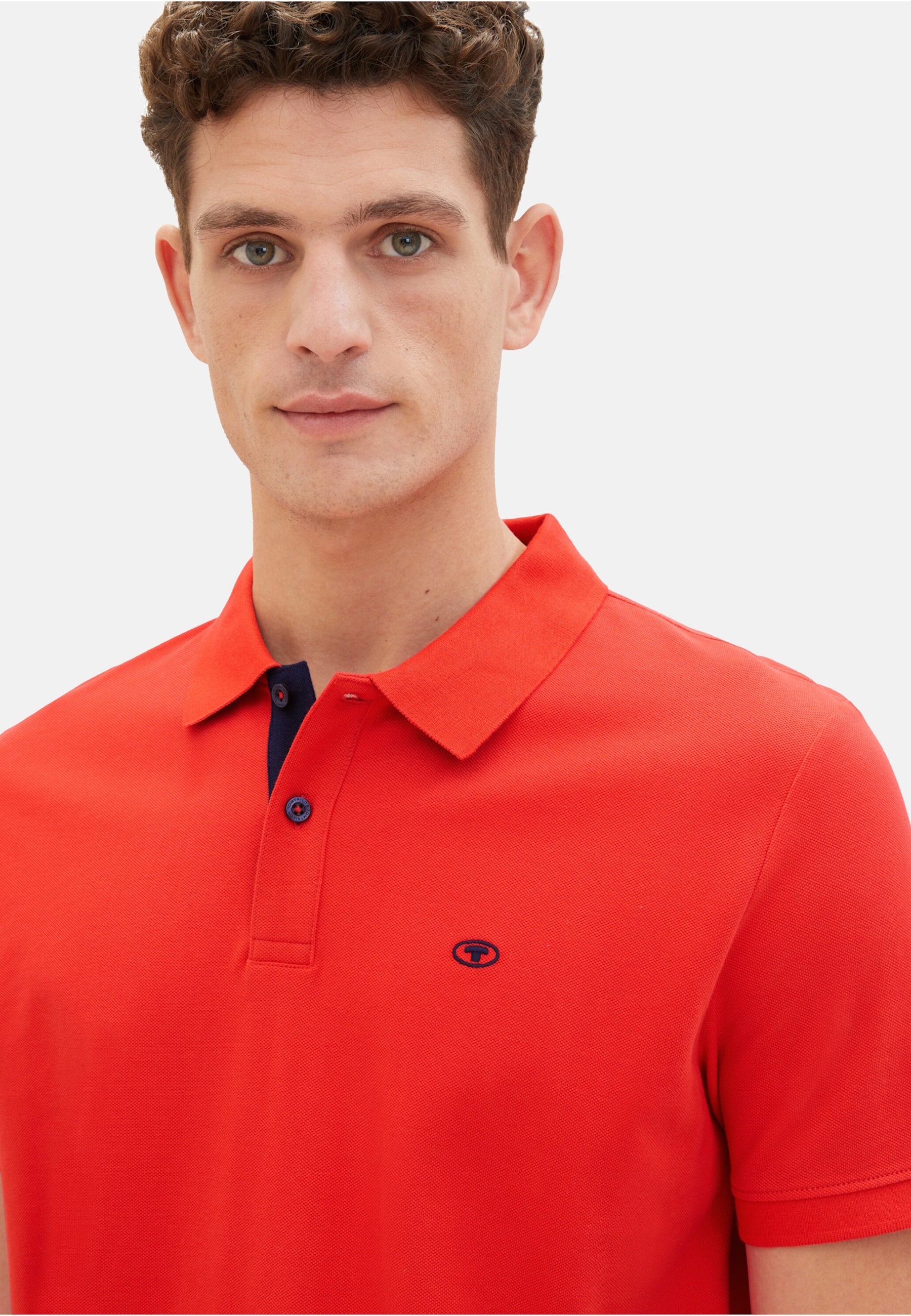 Tom Tailor BASIC Kurzarmshirt mit Polokragen