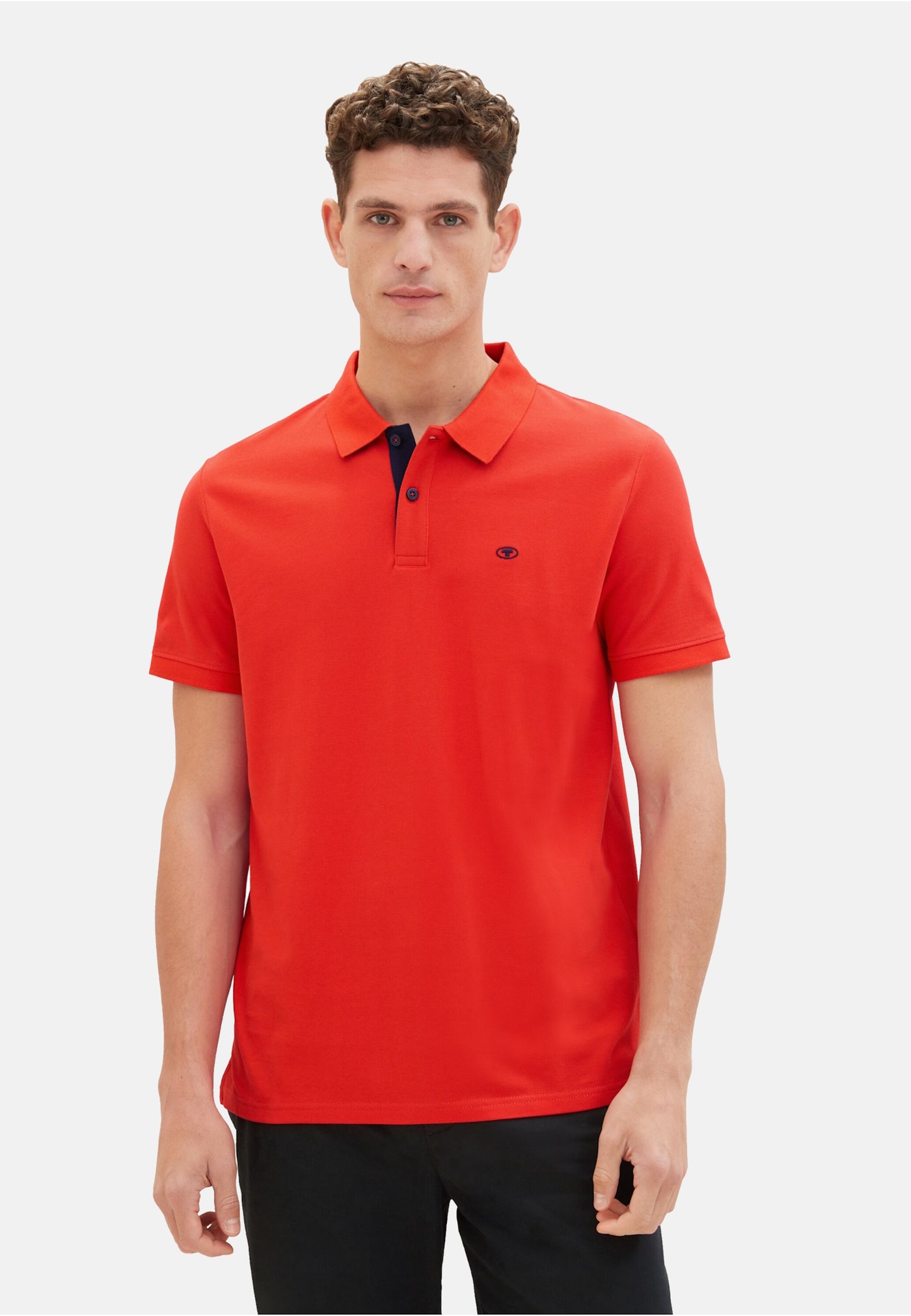 Tom Tailor BASIC Kurzarmshirt mit Polokragen
