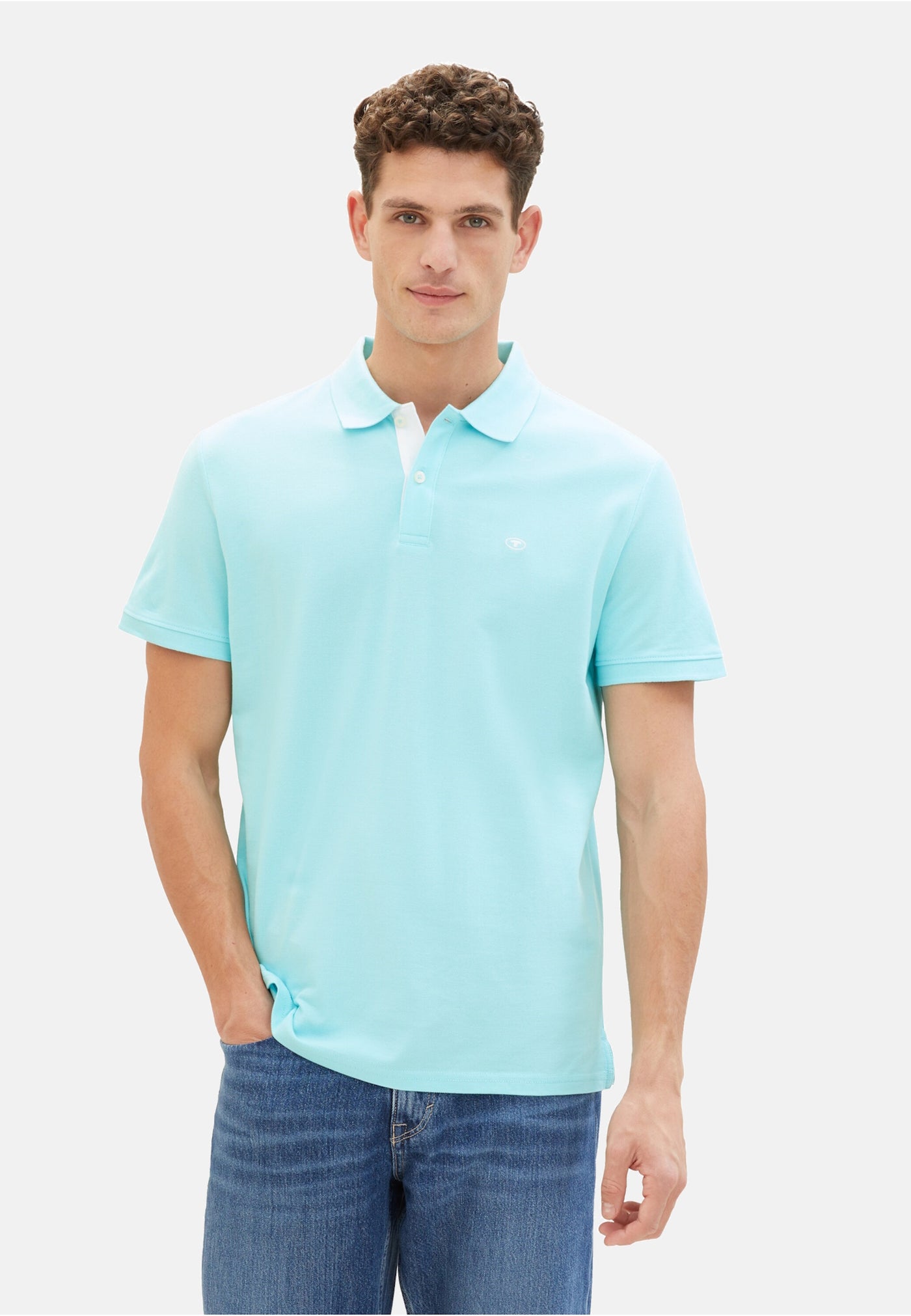 Tom Tailor BASIC Kurzarmshirt mit Polokragen