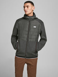 Jack & Jones Jacke JCOTOBY HYBRID JACKET Kapuzenjacke