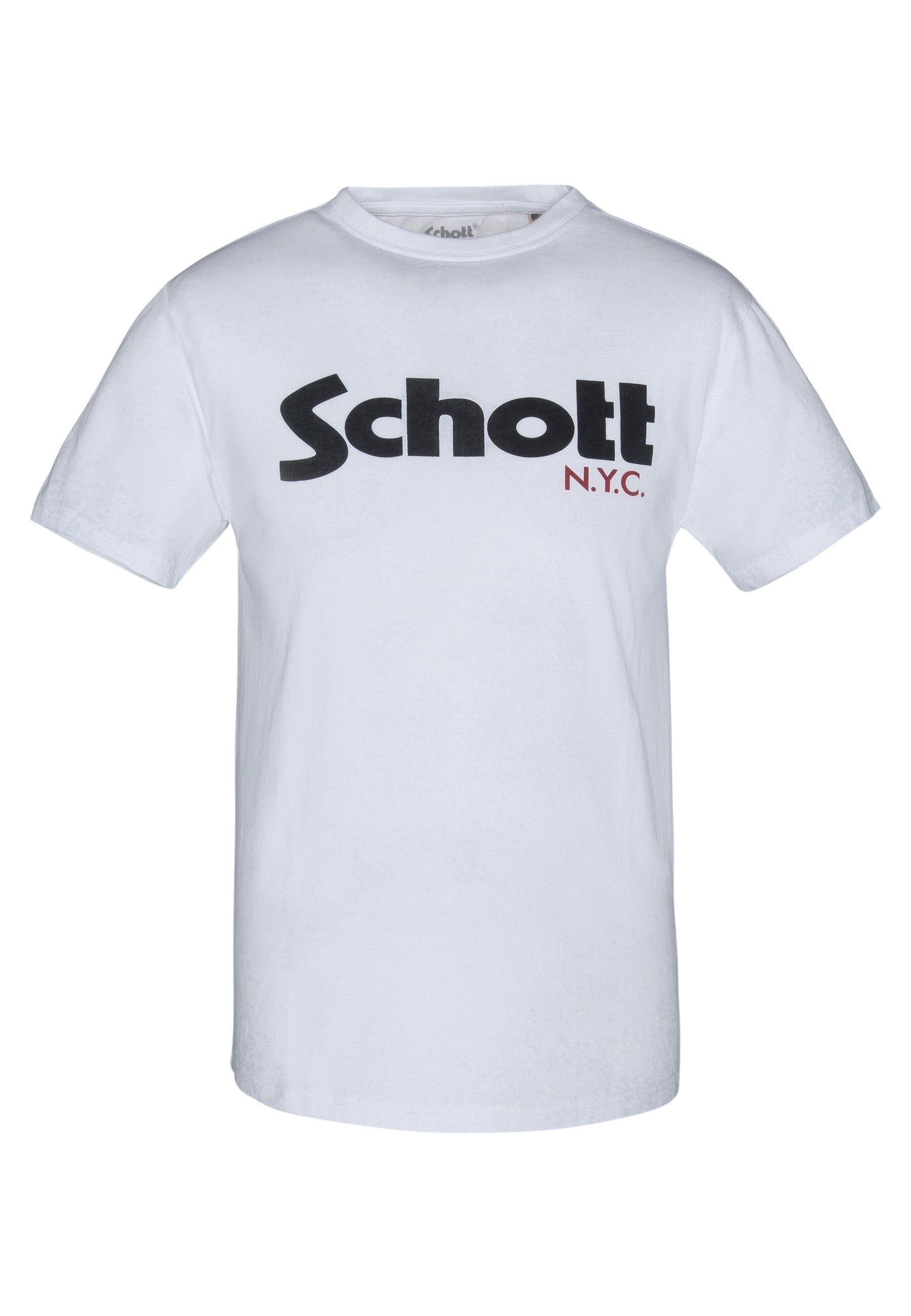 Schott TSLOGO Kurzarmshirt
