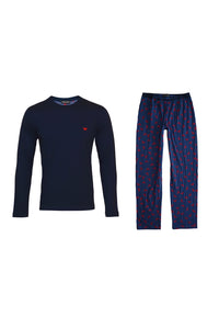 Emporio Armani Schlafanzug Longsleeve Trouser Sleepwear