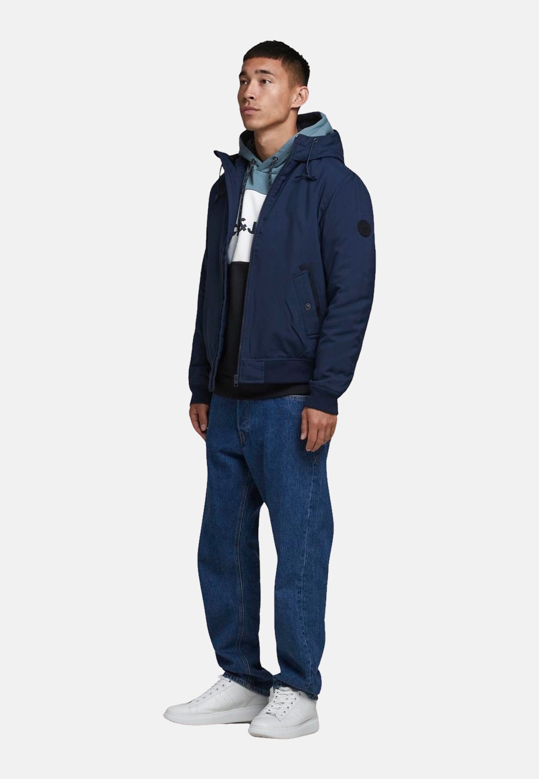 Jack & Jones Logo Blocking Kapuzensweatshirt