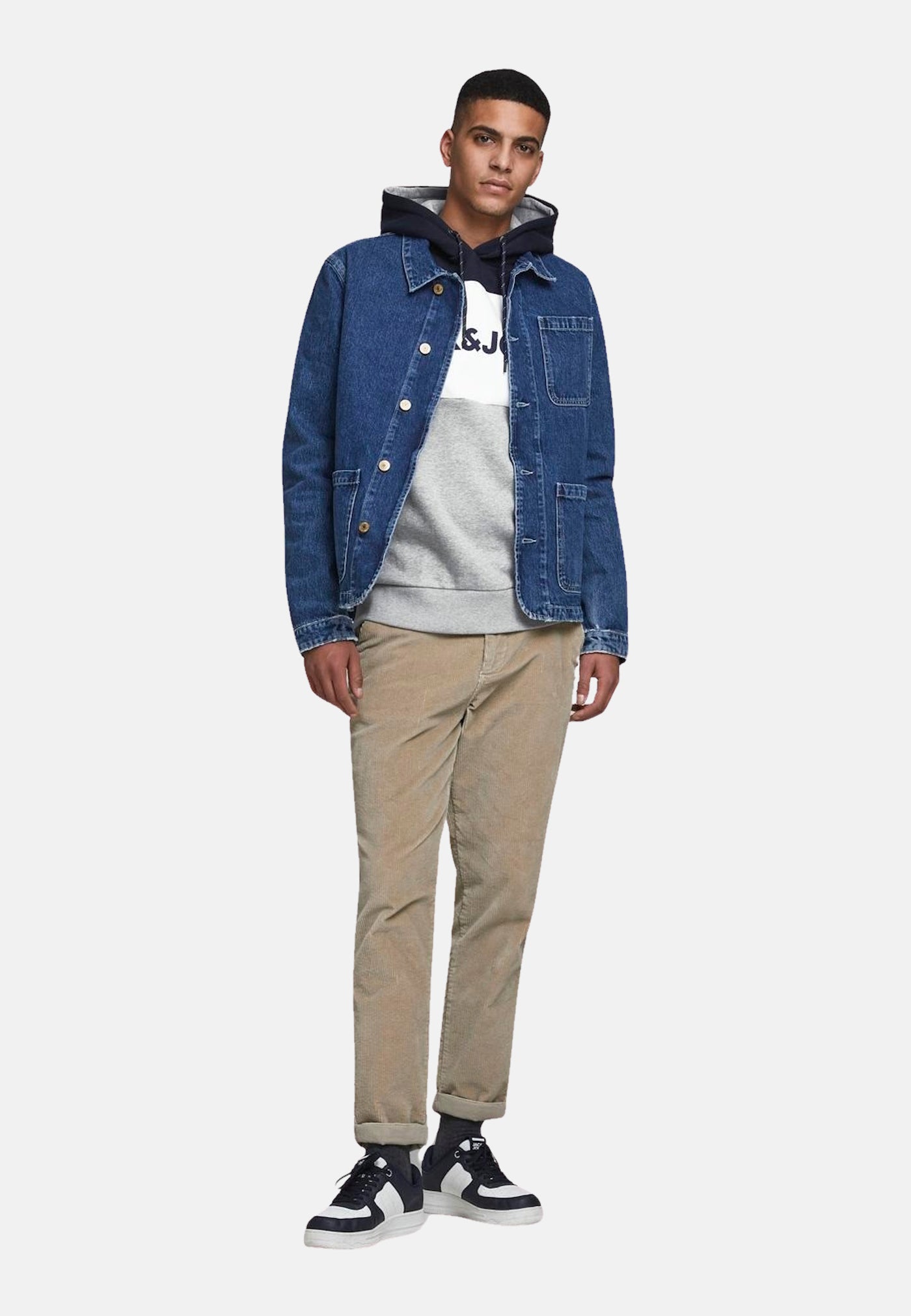 Jack & Jones Logo Blocking Kapuzensweatshirt