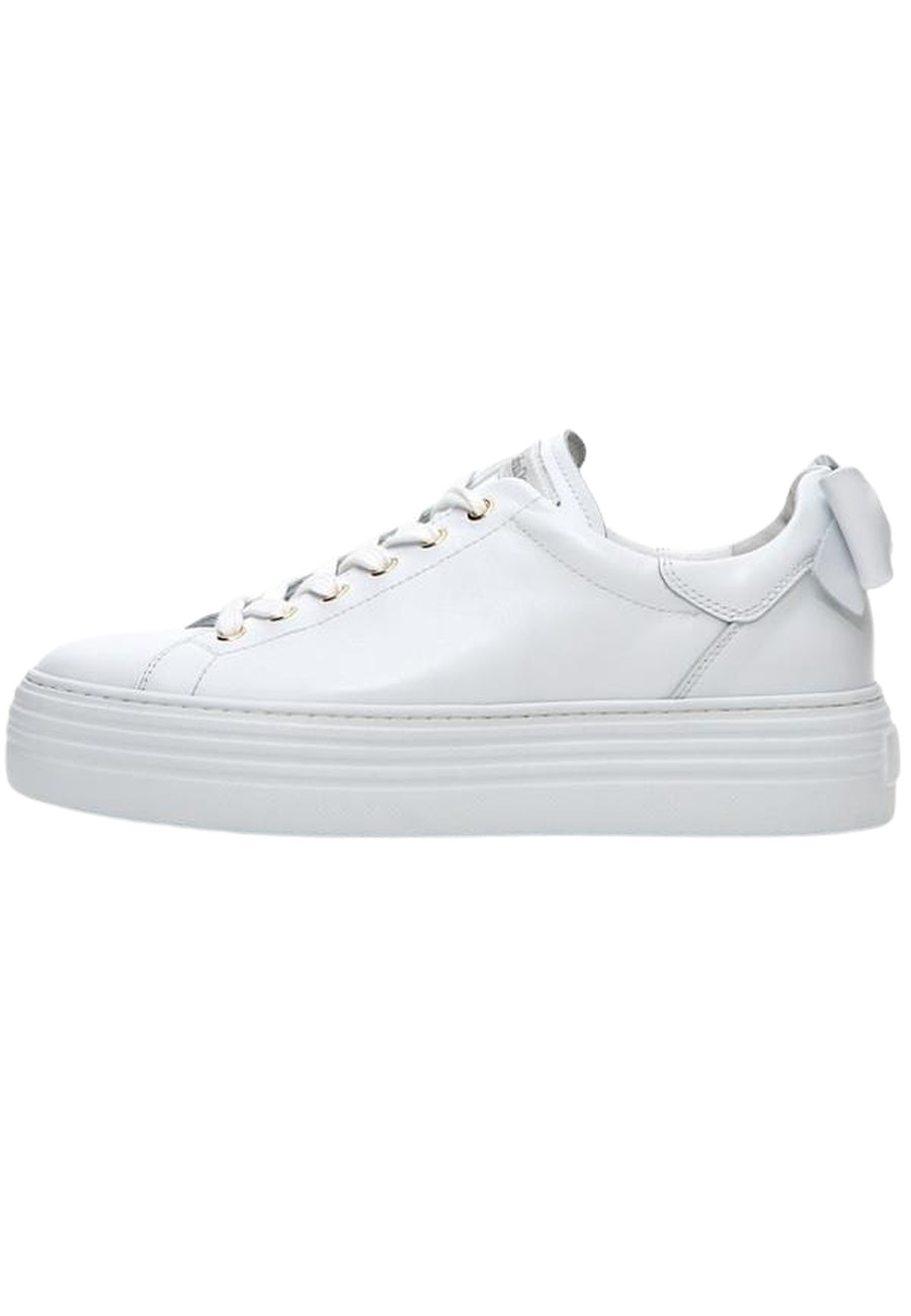 Nero Giardini Sneaker aus Leder mit Schnürung und Zierschleife