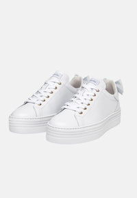 Nero Giardini Sneaker aus Leder mit Schnürung und Zierschleife