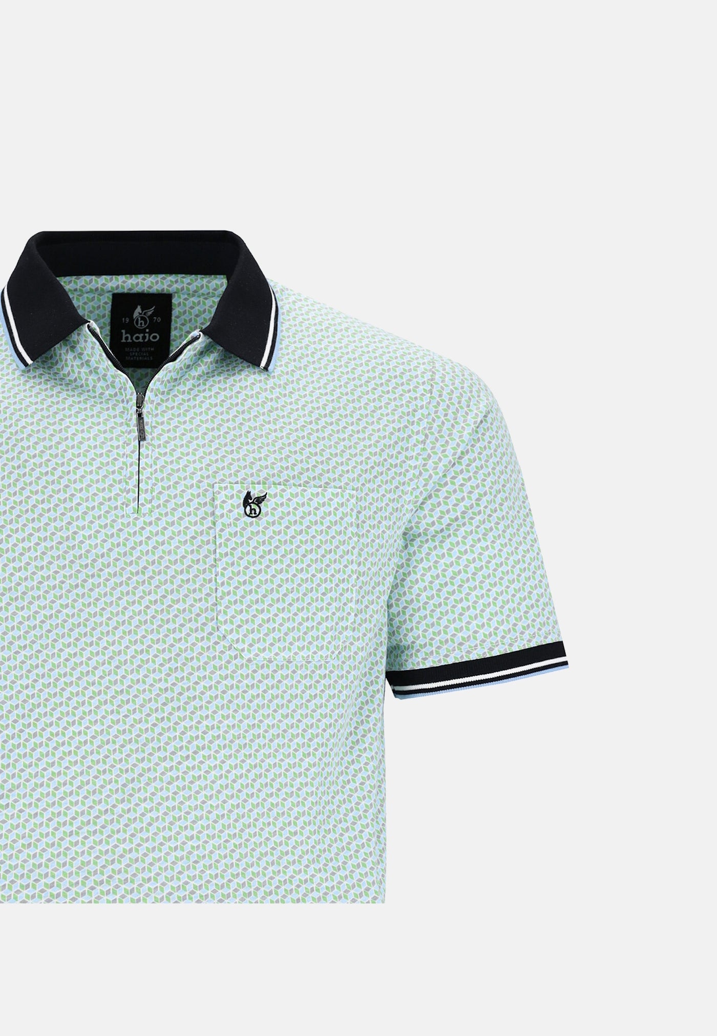 Hajo Stay Fresh Kurzarmshirt mit Polokragen