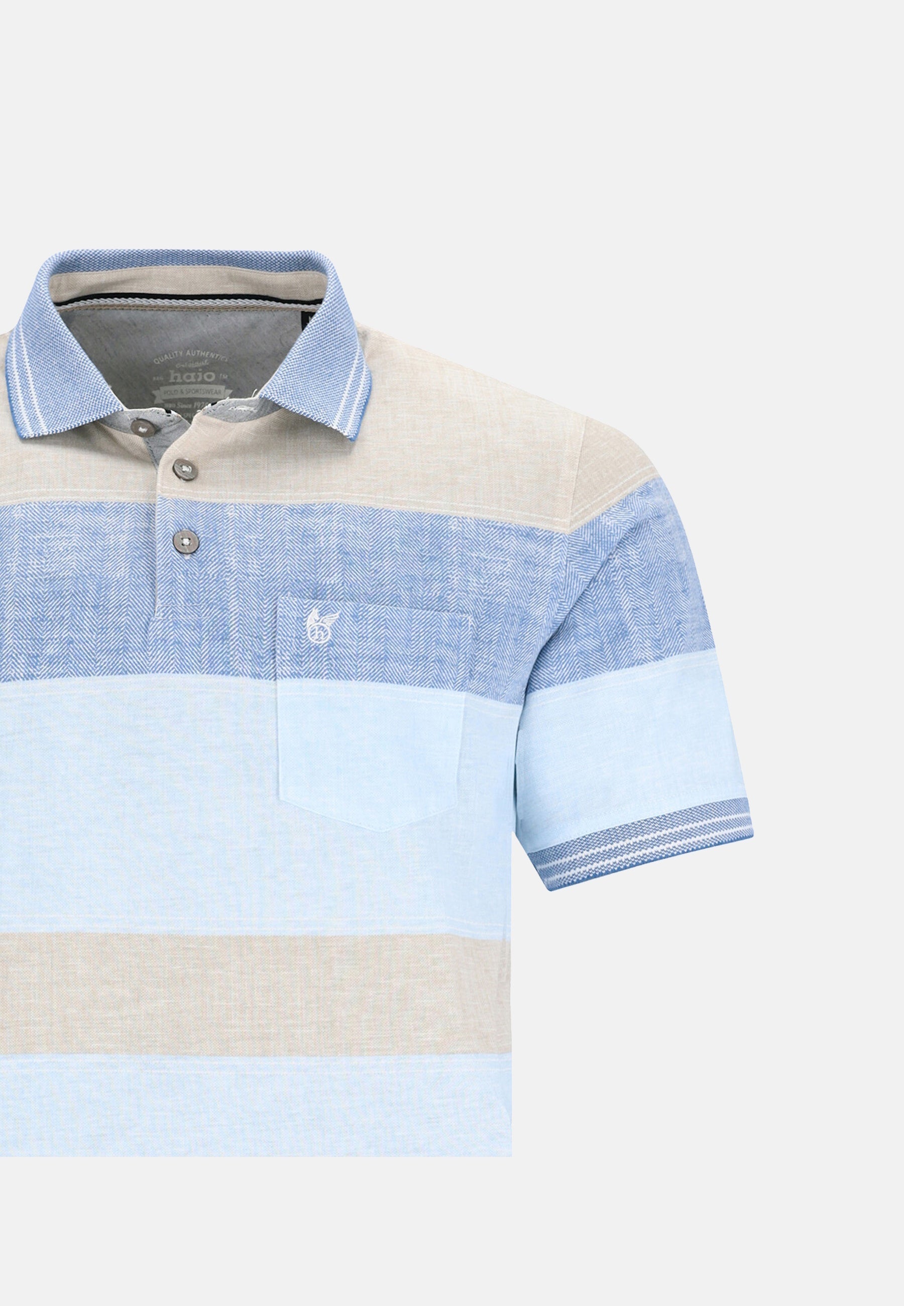 Hajo Stay Fresh Kurzarmshirt mit Polokragen