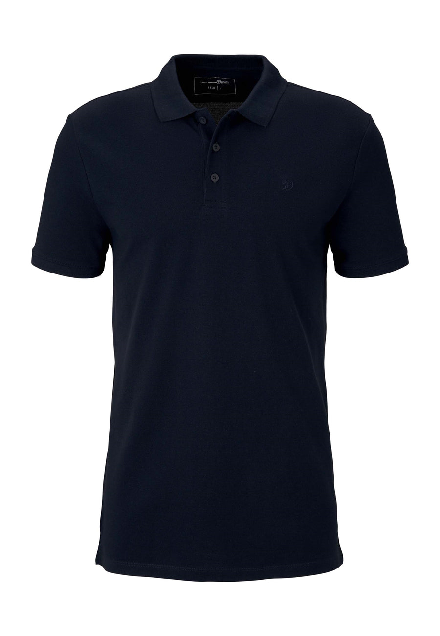 Tom Tailor Basic Polo Polohemd Chest Artwork