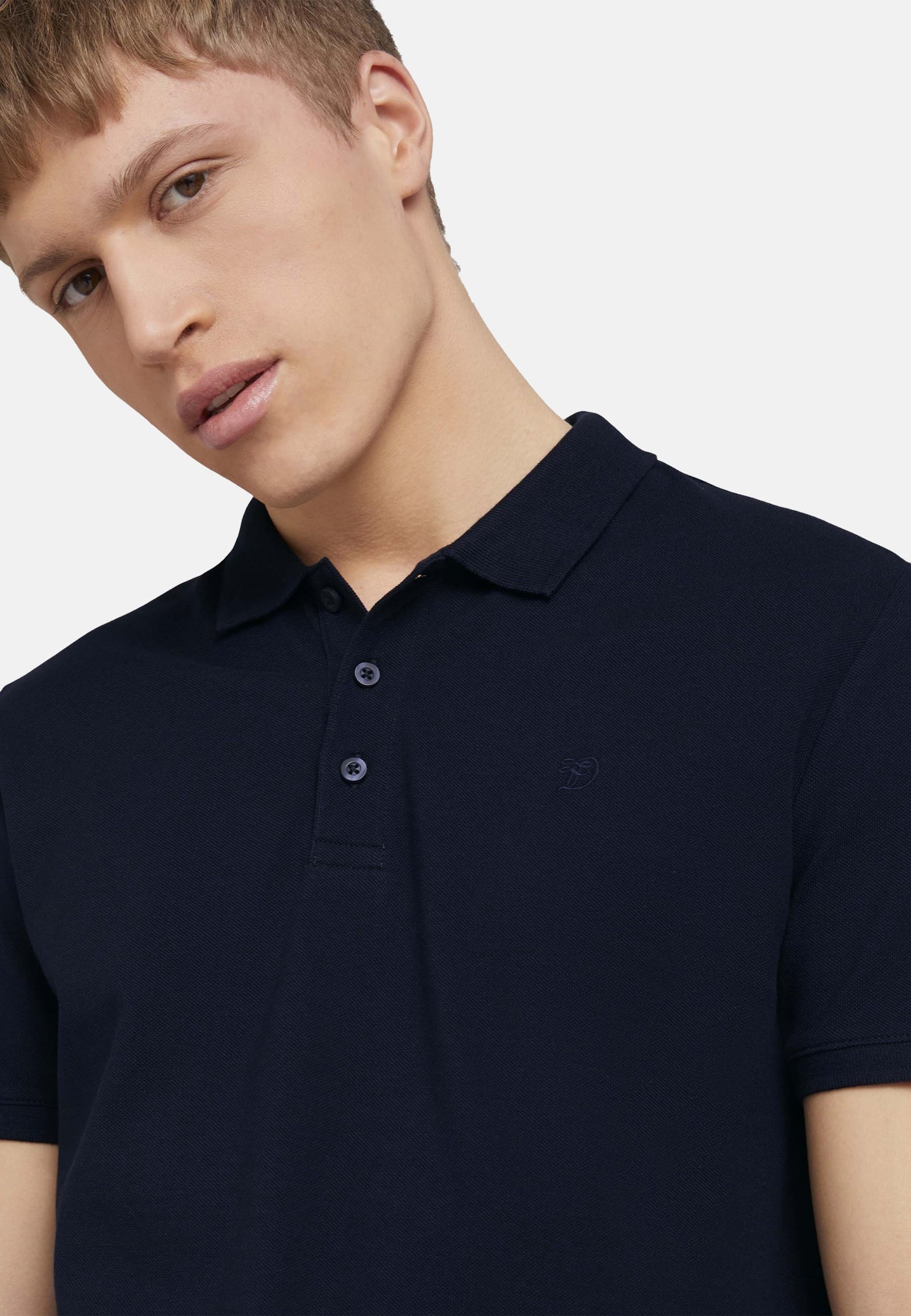 Tom Tailor Basic Polo Polohemd Chest Artwork