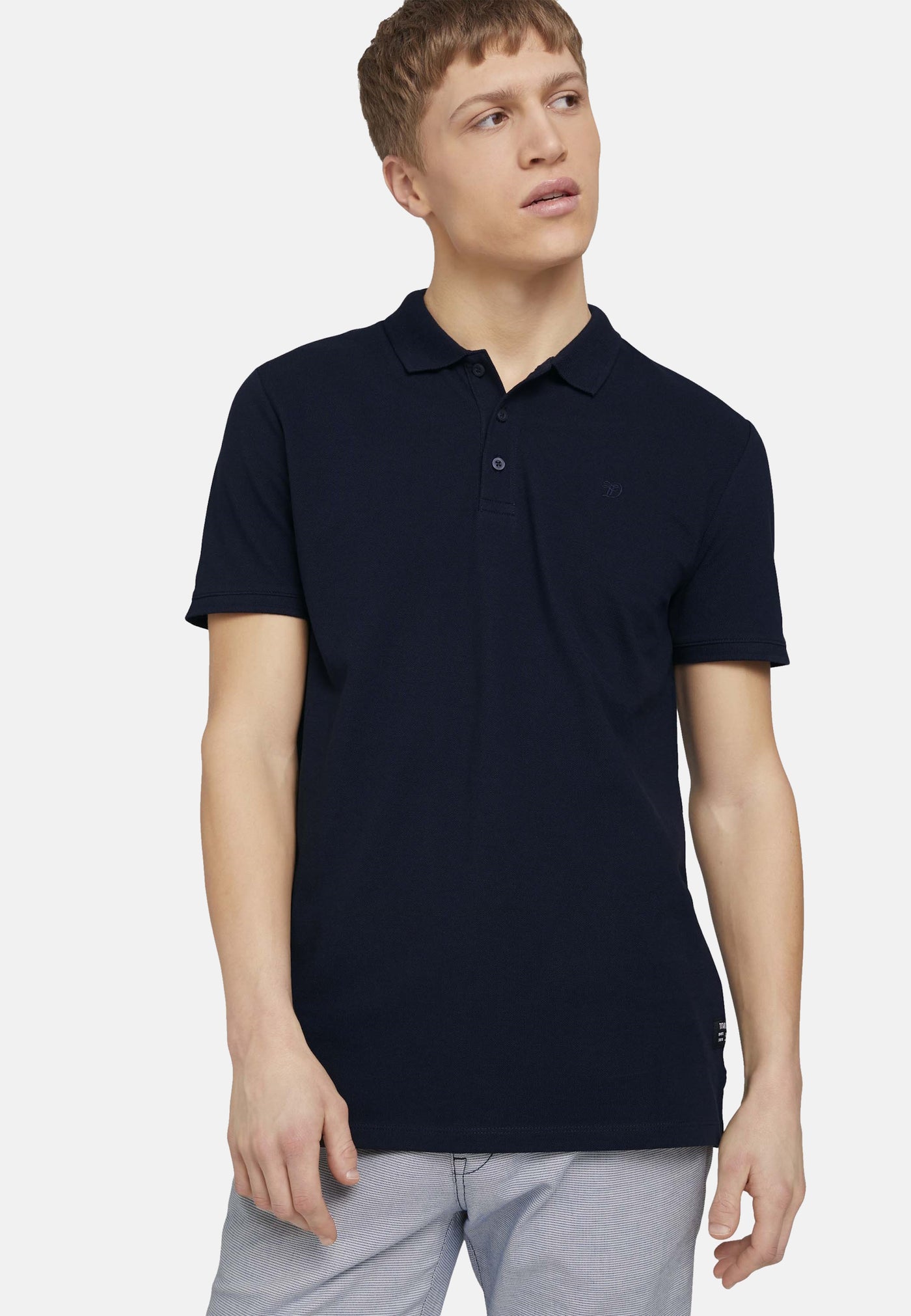 Tom Tailor Basic Polo Polohemd Chest Artwork