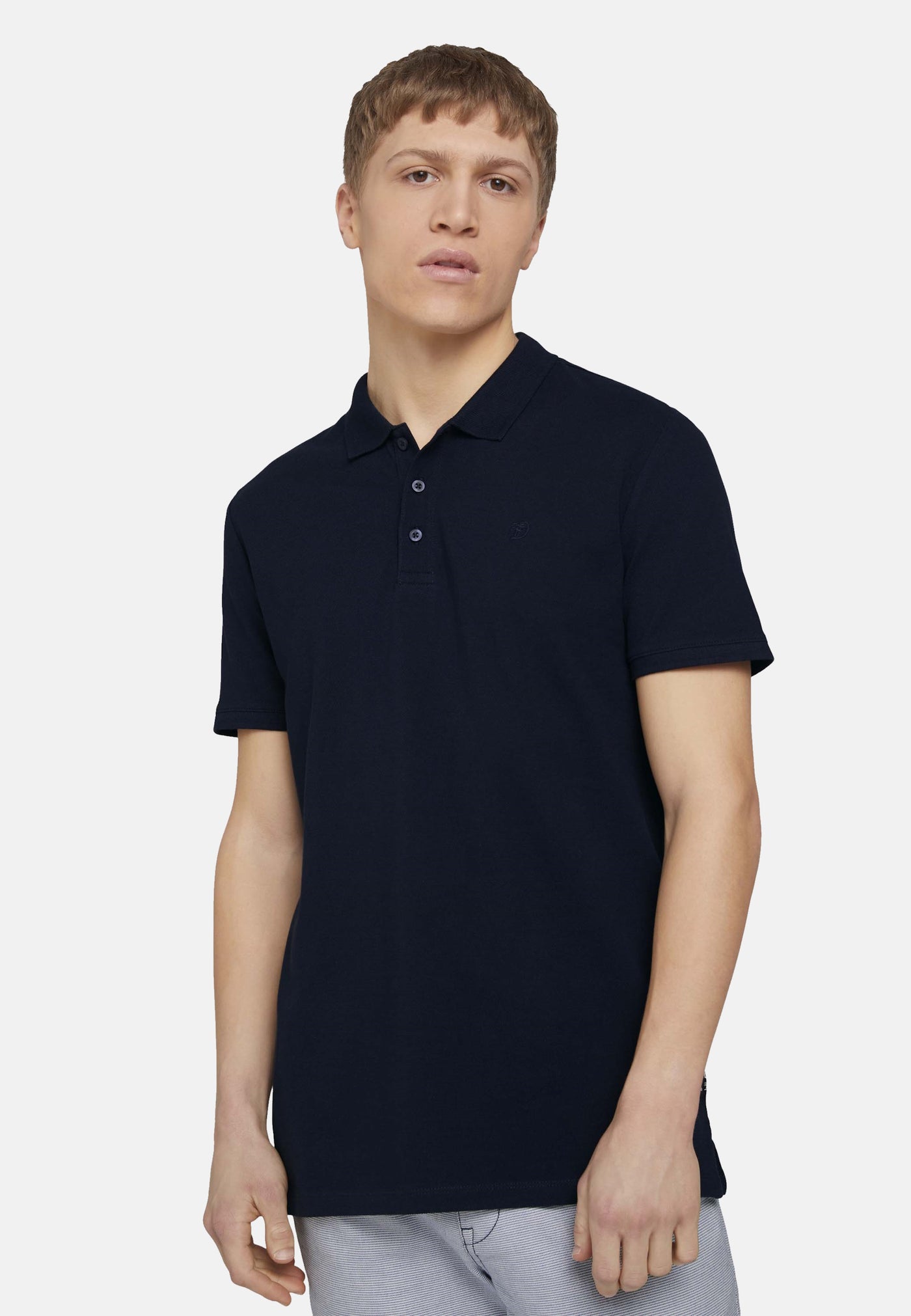 Tom Tailor Basic Polo Polohemd Chest Artwork