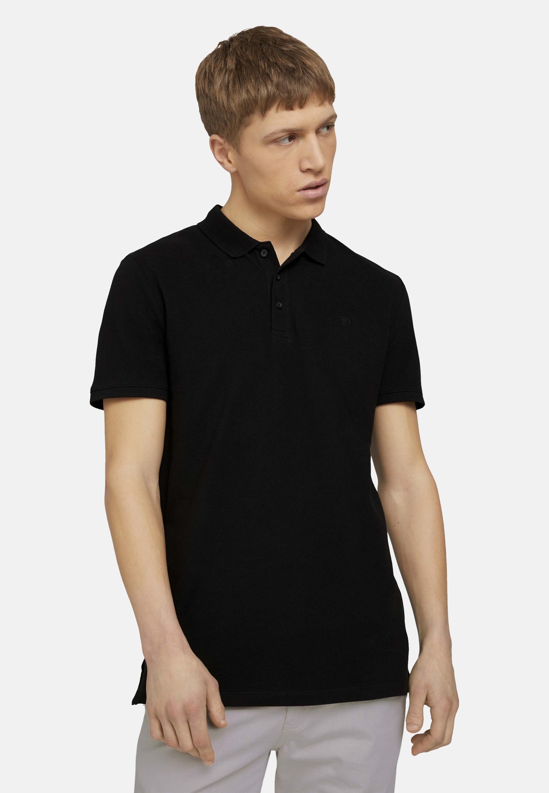 Tom Tailor Basic Polo Polohemd Chest Artwork