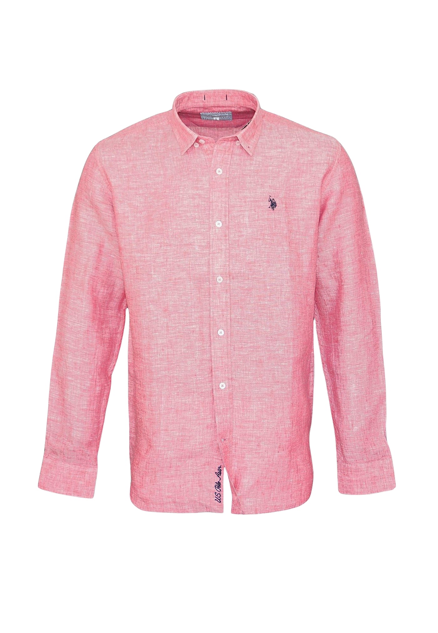 U.S. POLO Leinenhemd Button Down Linenshirt