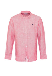 U.S. POLO Leinenhemd Button Down Linenshirt