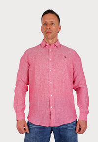 U.S. POLO Leinenhemd Button Down Linenshirt