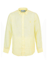 U.S. POLO Leinenhemd Button Down Linenshirt