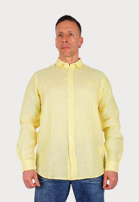 U.S. POLO Leinenhemd Button Down Linenshirt