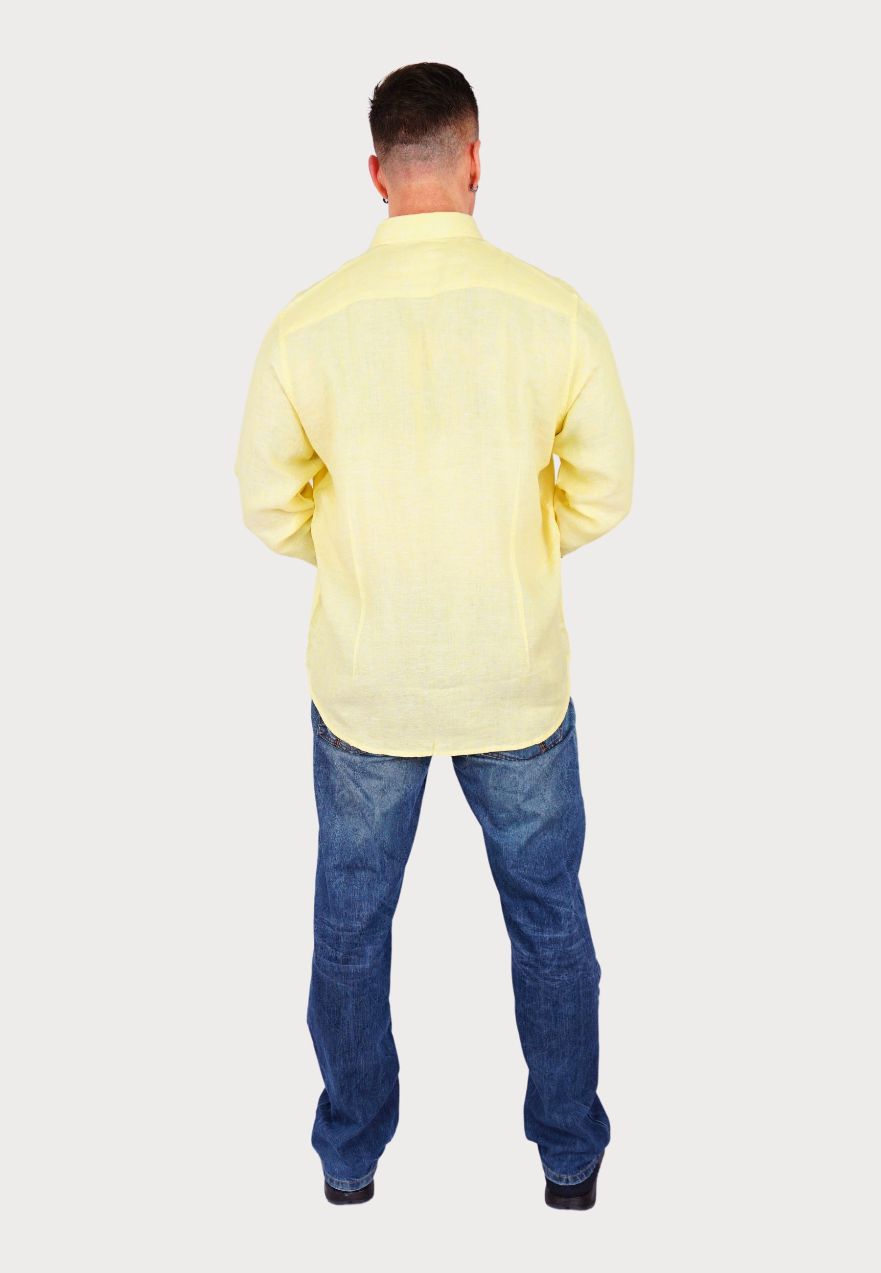 U.S. POLO Leinenhemd Button Down Linenshirt