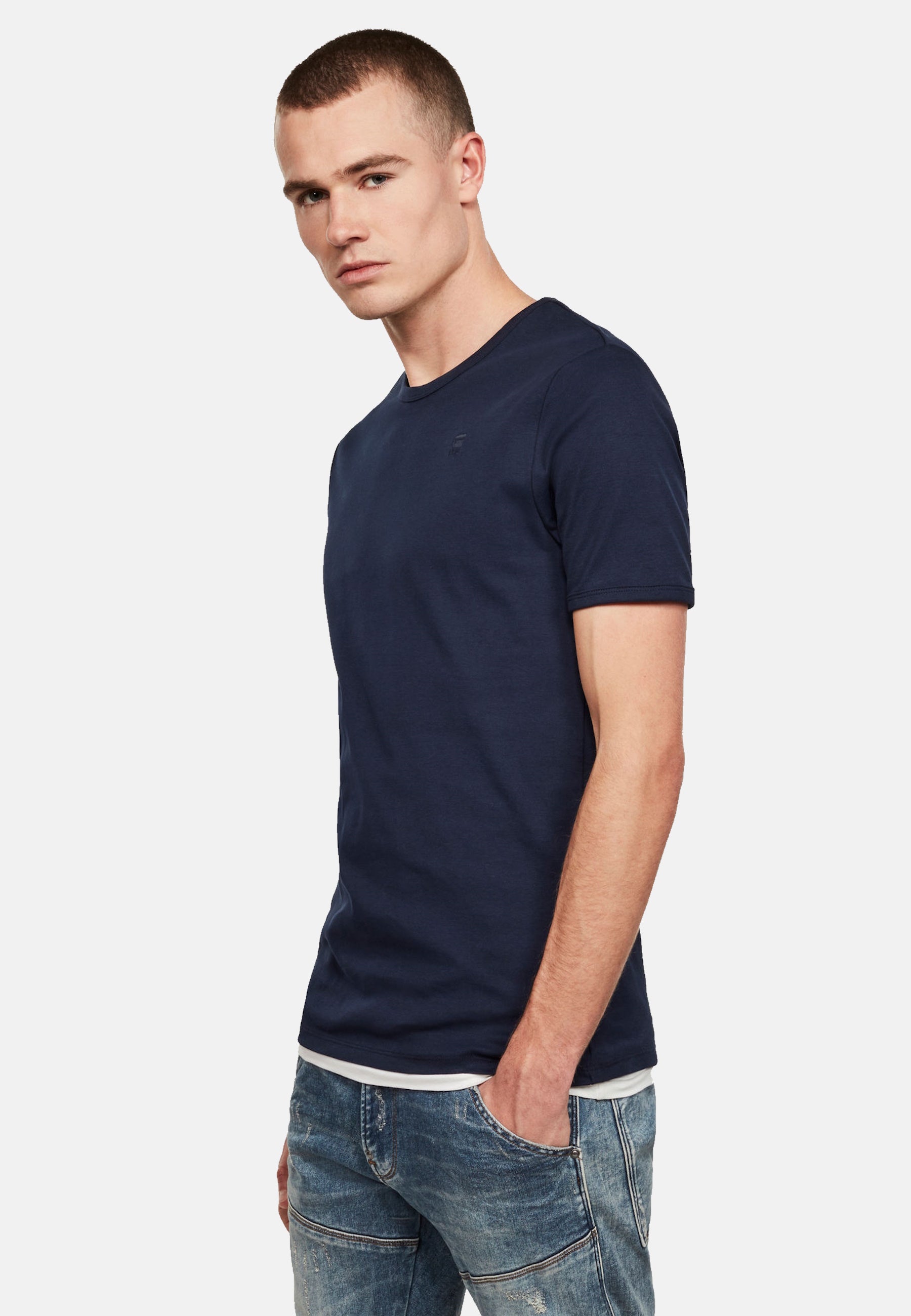 G-STAR 2 Pack Base T-Shirt R-Neck