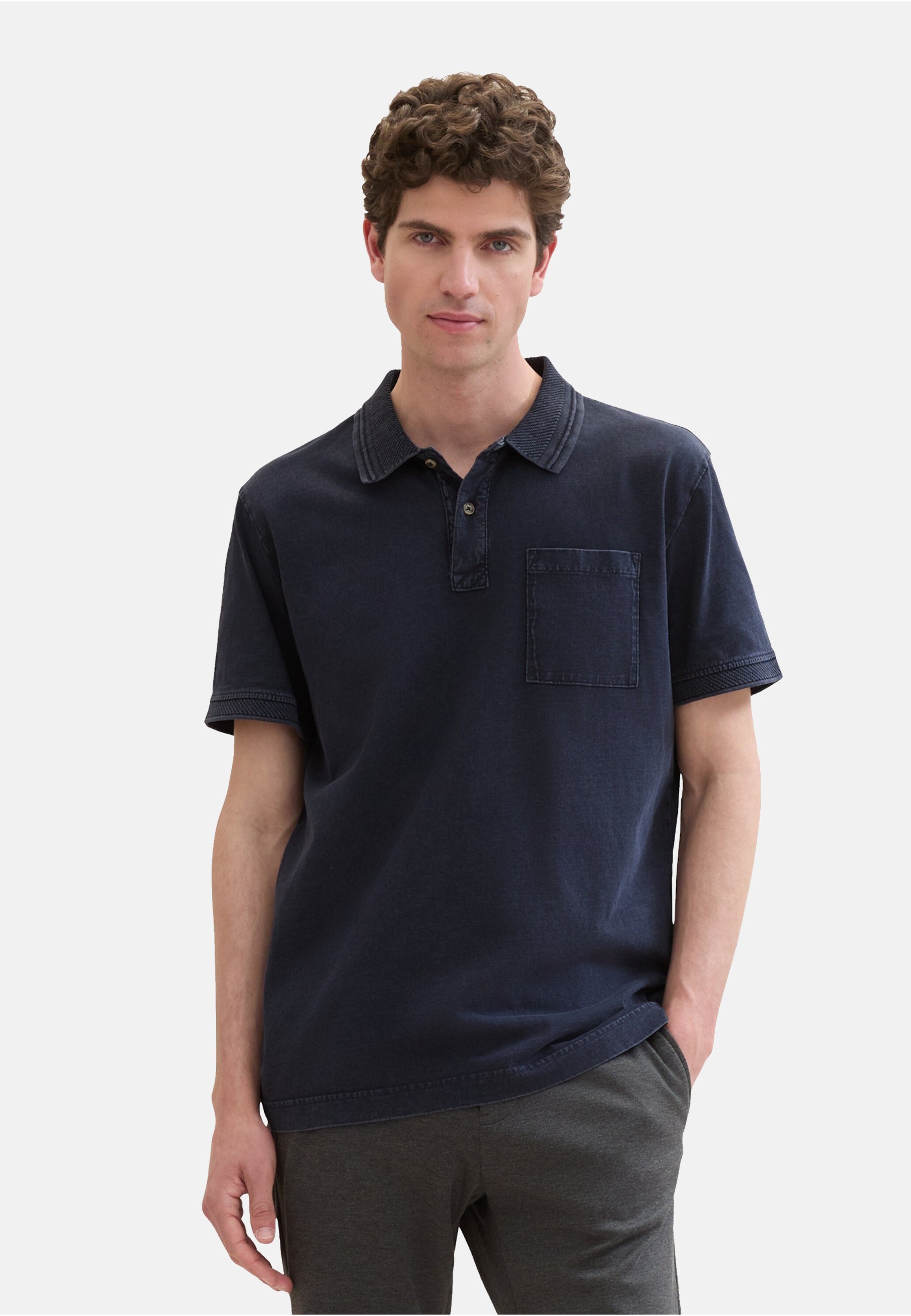 Tom Tailor Kurzarmshirt mit Polokragen