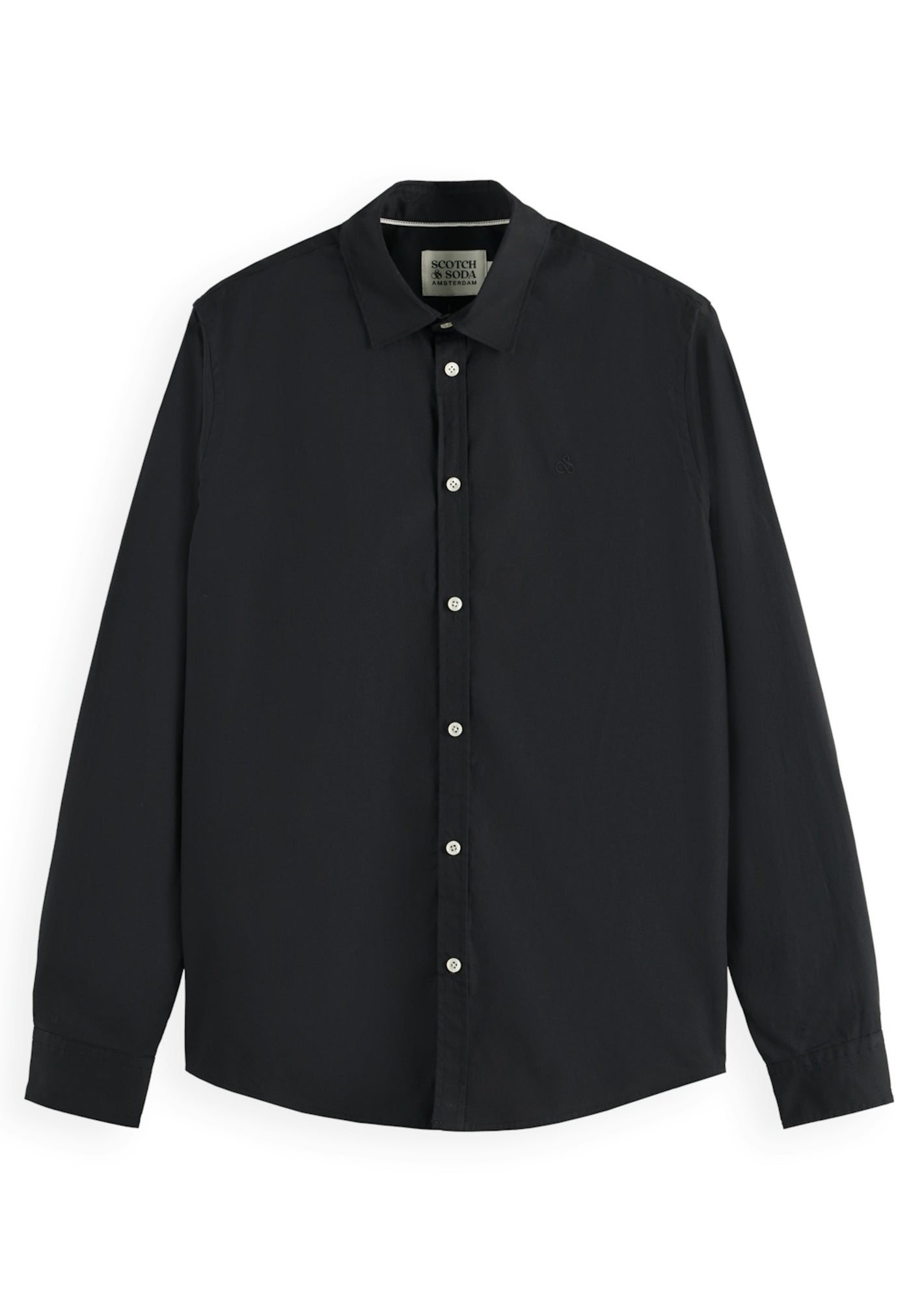 Scotch & Soda CORE POPLIN SOLID Langarmhemd