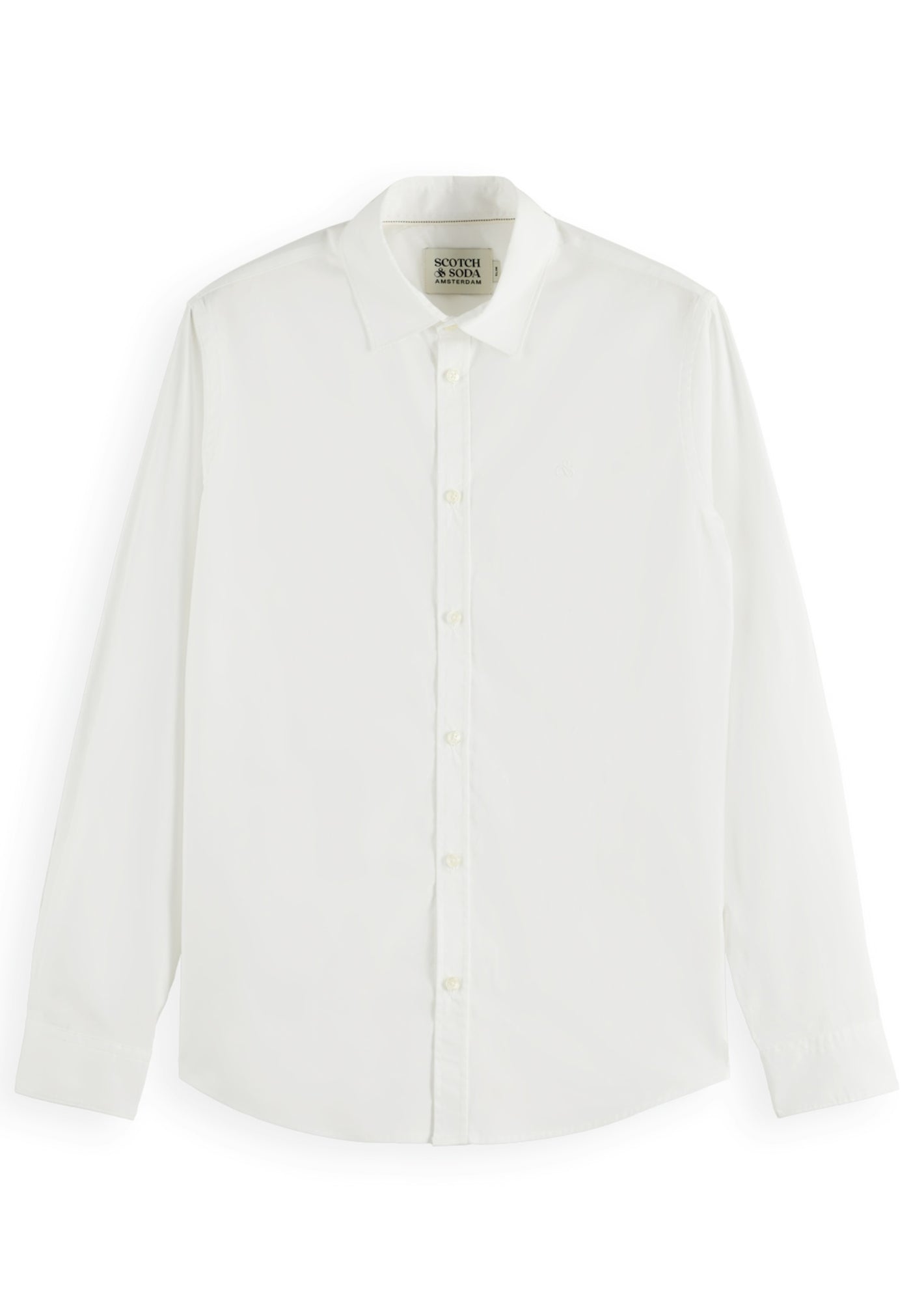Scotch & Soda CORE POPLIN SOLID Langarmhemd