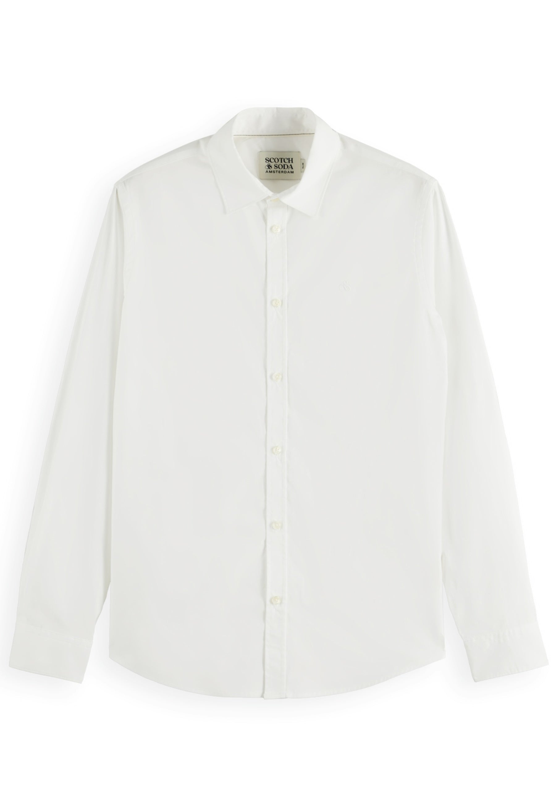 Scotch & Soda CORE POPLIN SOLID Langarmhemd