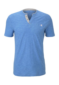 Tom Tailor Henley Shirt T-Shirt gestreift