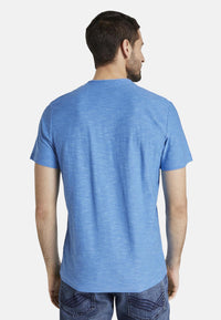 Tom Tailor Henley Shirt T-Shirt gestreift