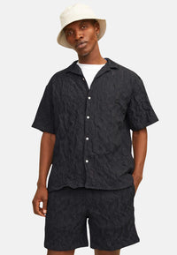Jack & Jones JEFF JACQUARD Kurzarmhemd