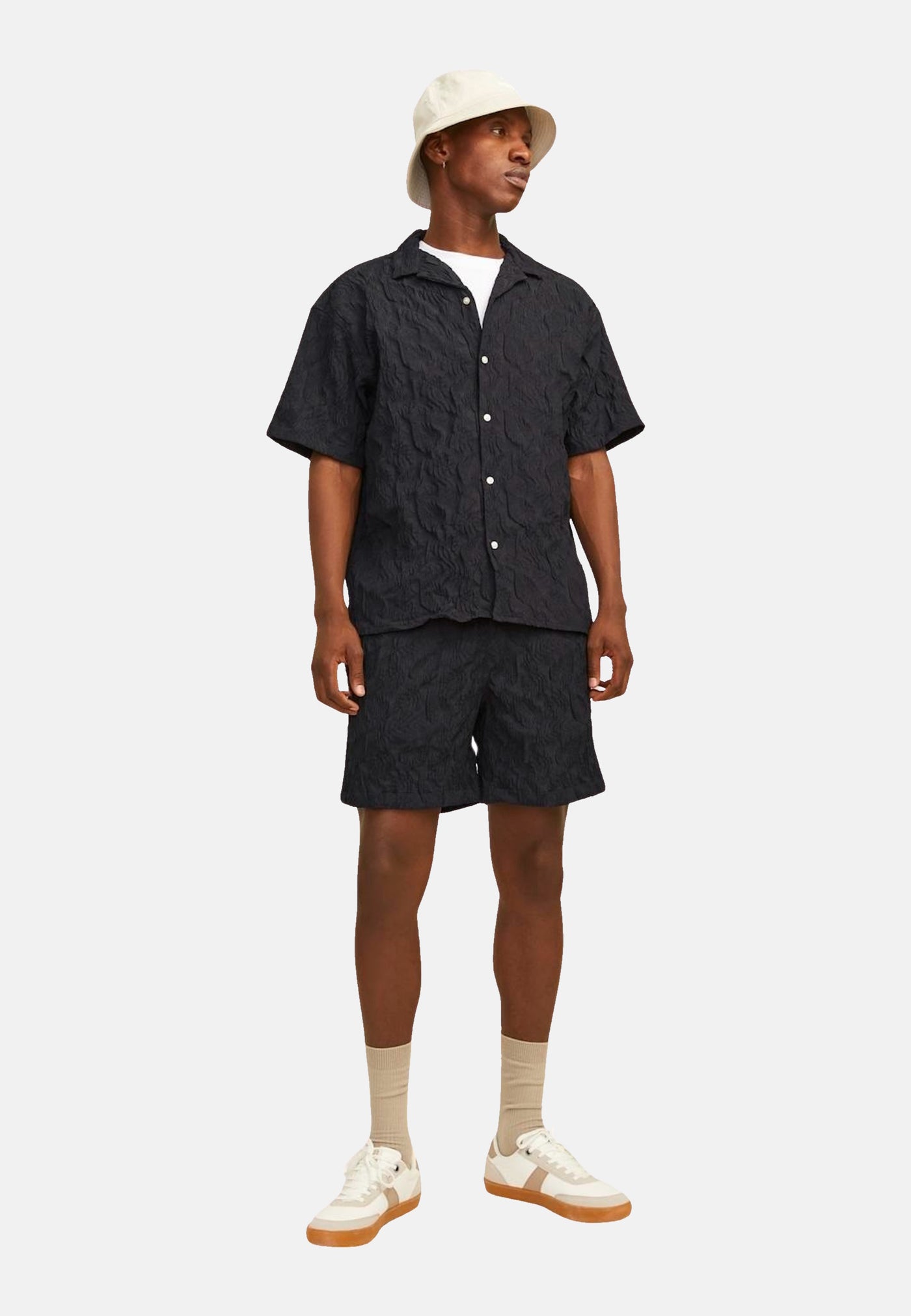 Jack & Jones JEFF JACQUARD Kurzarmhemd